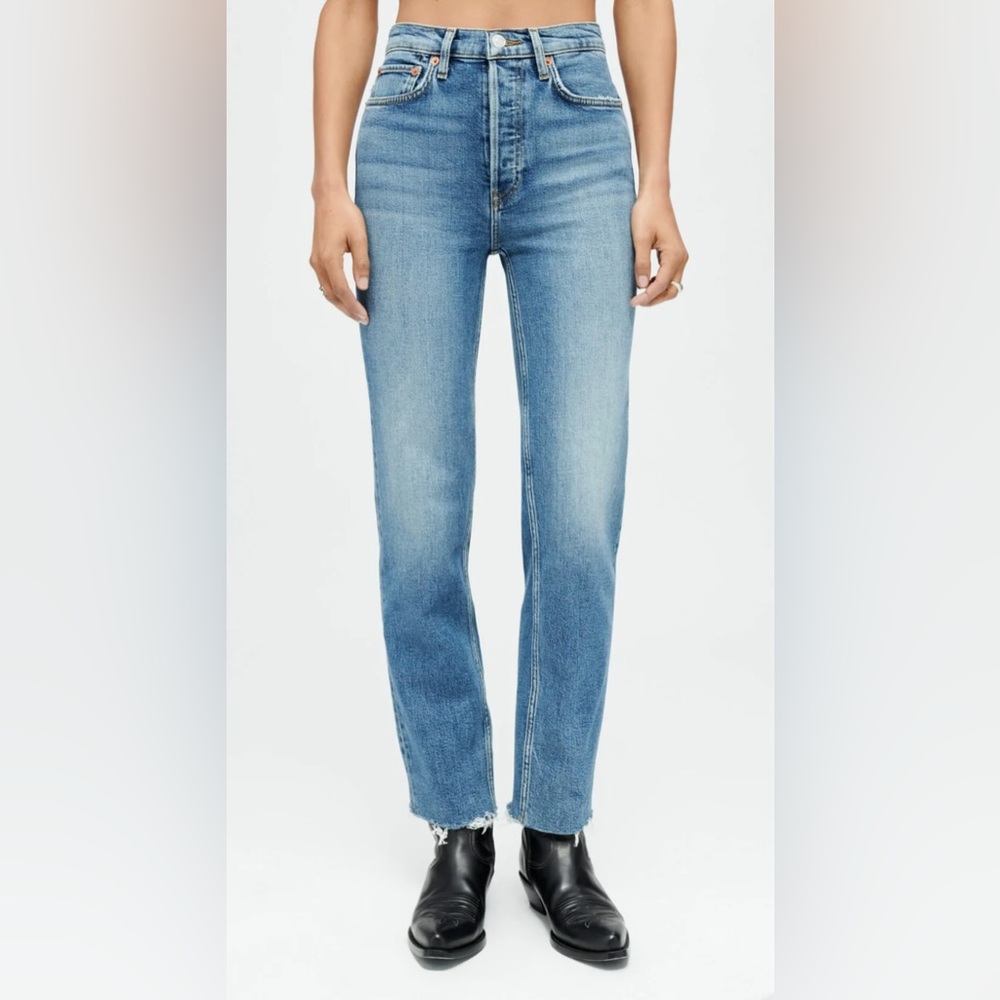 90.  Re/Done Comfort Stretch High Rise Jeans